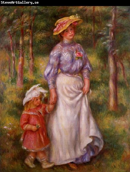 Pierre Auguste Renoir La promenade